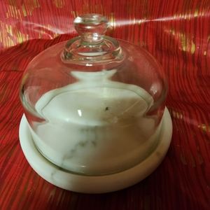 Marble Cheese plate with Dome